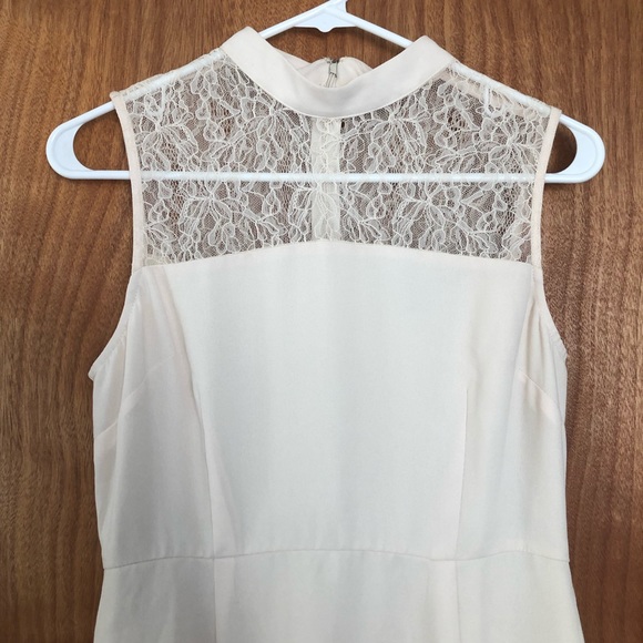 • 2/$10 • Forever 21 Cream and Lace Dress - Picture 3 of 8